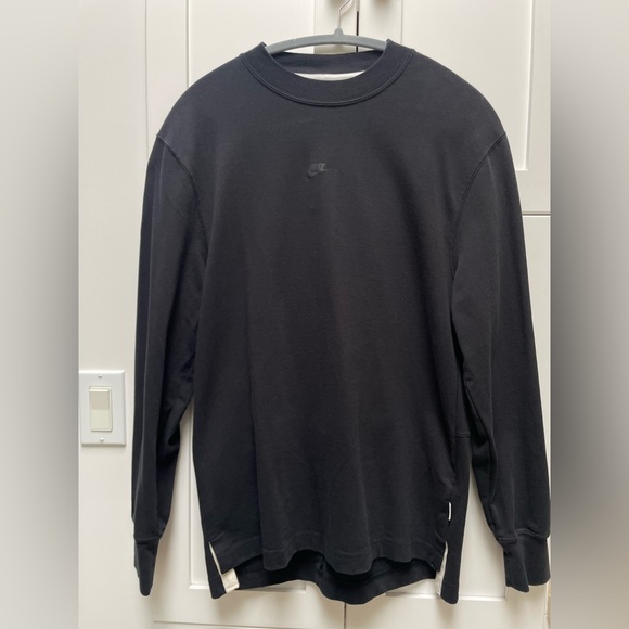 Nike Other - Nike Sportswear Premium Essentials Mock Neck Shirt Black Men's Small
